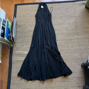 Vintage 90s black tadashi shoji evening dress